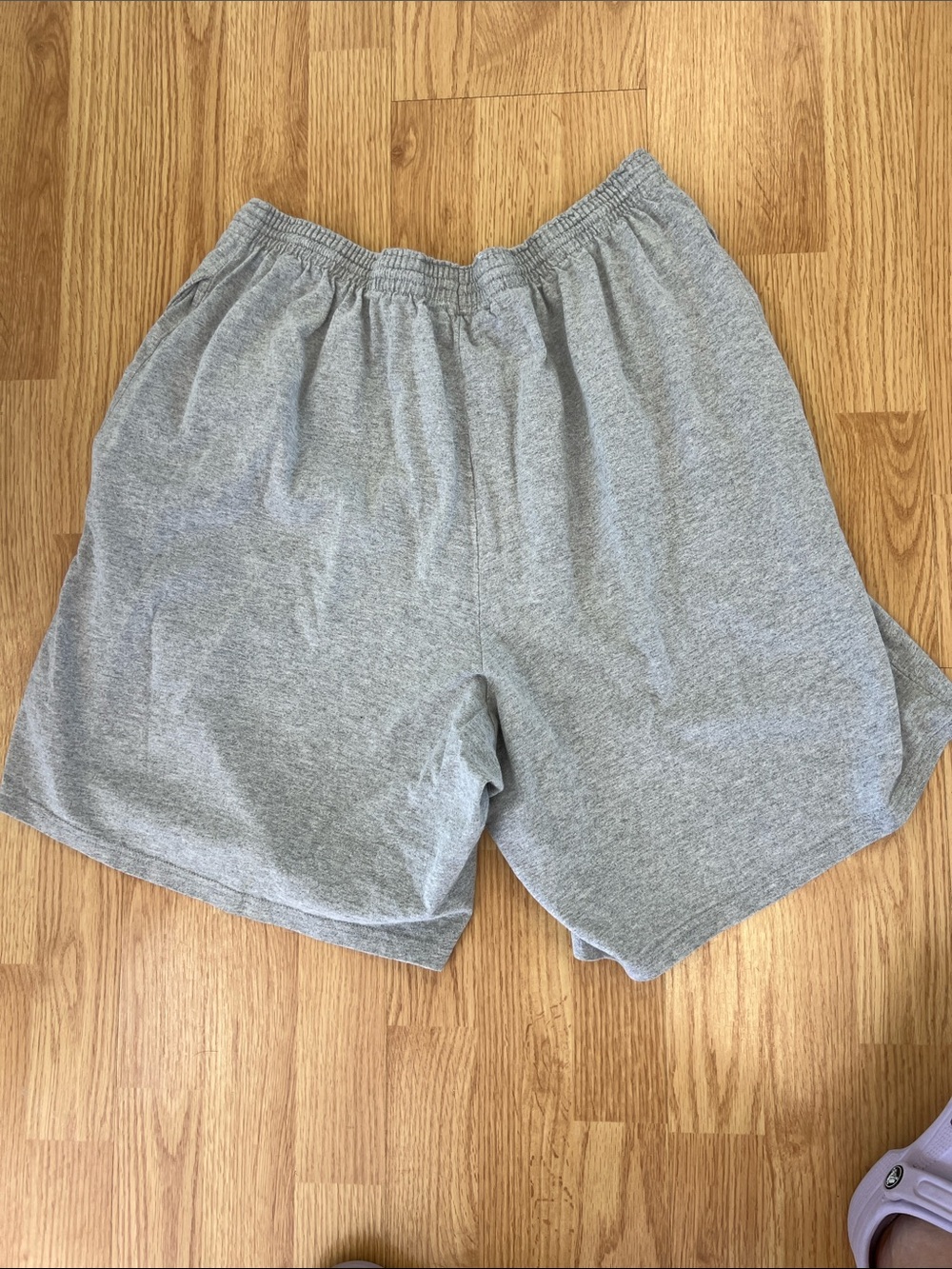 Vintage Champion Gray Men's Athletic Shorts - Comfortable Everyday Wear Sz XL - Picture 3 of 5